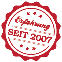 Erfahrung seit 2007 Erfahrung seit 2007
